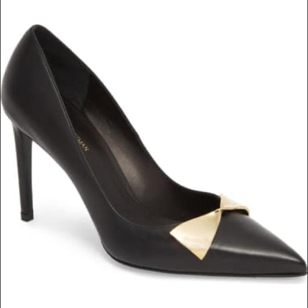 STUART WEITZMAN Black Stanton 90 Pump